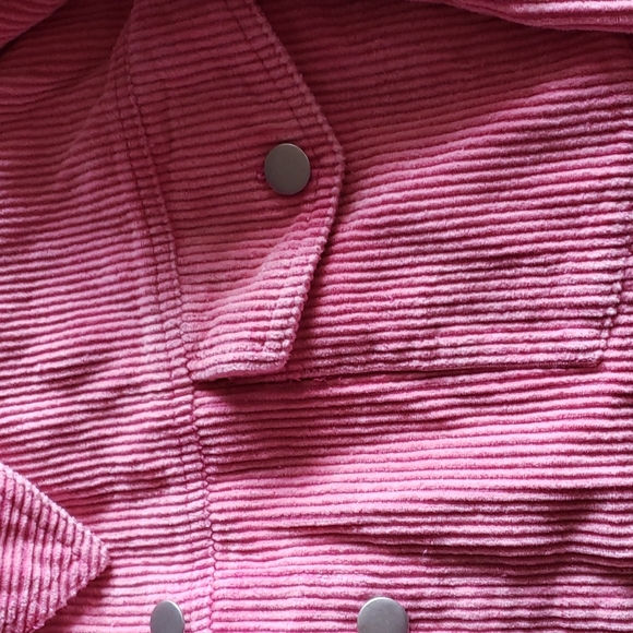 PINK CORDUROY JACKET - Picture 3 of 5